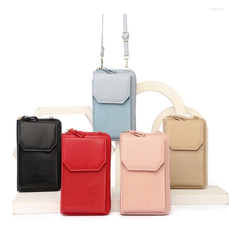 

Evening Bags Mobile Phone Pocket Shoulder Women's 2023 Fashion PU Leather Small Crossbody Bag Ladies Card Holder Female Purses, Blue