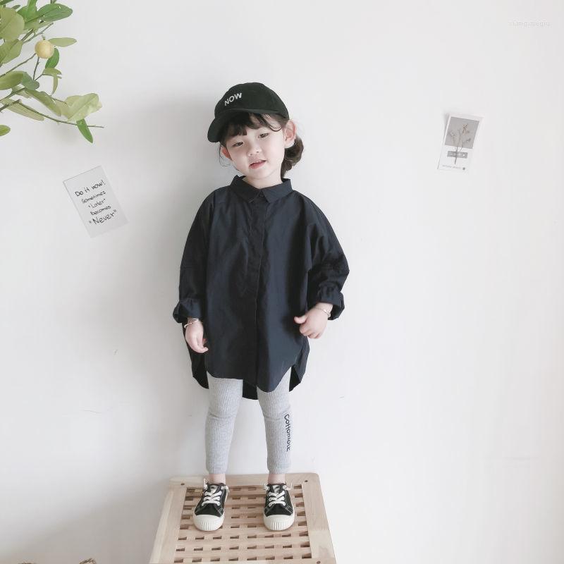 

Clothing Sets Girls' Spring Suit 2023 Korean Fashion Shirt For Children Girls Outfits Kids Clothes Boy, White