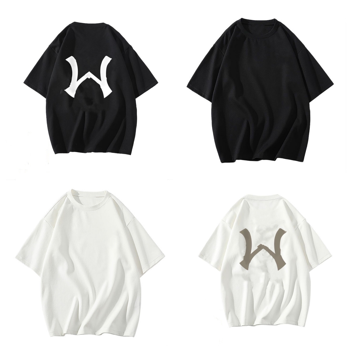 

New style Mens Casual Print Creative t shirt Breathable TShirt Slim fit Crew Neck Short Sleeve Male Tee black white Men's T-Shirts outdoor cool, 1#