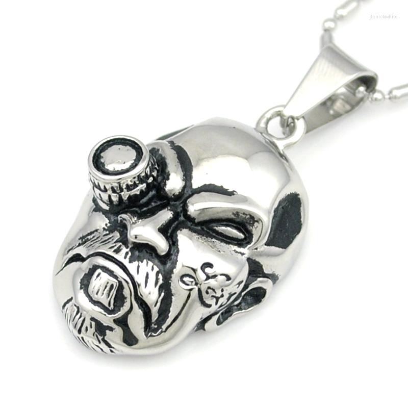 

Pendant Necklaces AMUMIU Tough Guy Science For Men 316L Stainless Steel Necklace Biker Punk Style Trendy Party Gifts KP125