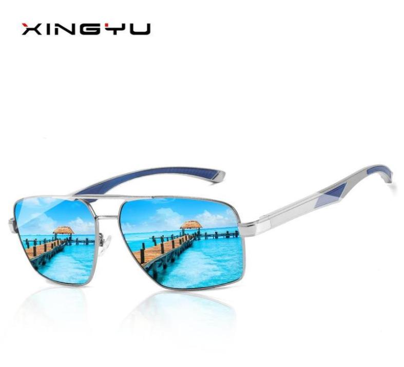 

Sunglasses Men039s Polarized Aluminum Magnesium Foot Spring Square Glasses Series Driving Mirror Business Sunglasse9998047