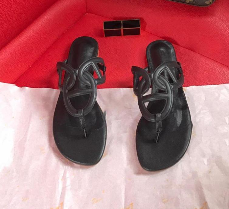 

2021 flipflops Slippers short heel French temperament net celebrity flat two cm pinch niche sandals female trend9982448, Yellow