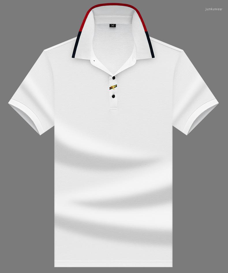 

Men's Plus Tees Summer Embroidered Polo Shirts Lapel Business Cotton Short-sleeved T-shirt Fashion Casual Male Designer Clothing, Blue