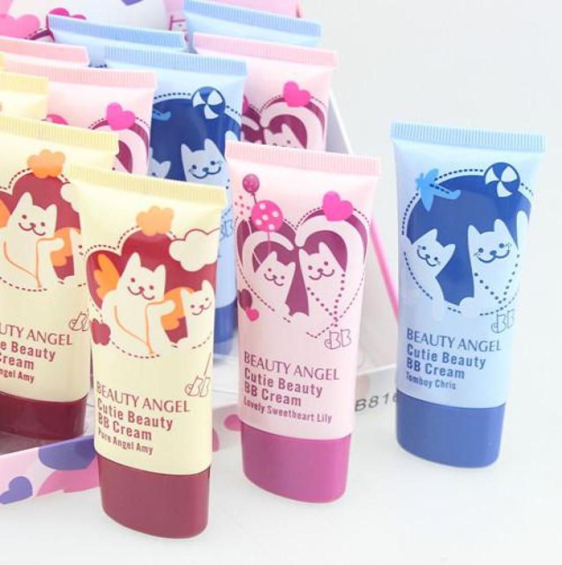 

12pcslot 3colors BB Cream Make Up BaseFoundation Soft LighNatural Cove Moisturizing 40ml B8168420281, Mixed color