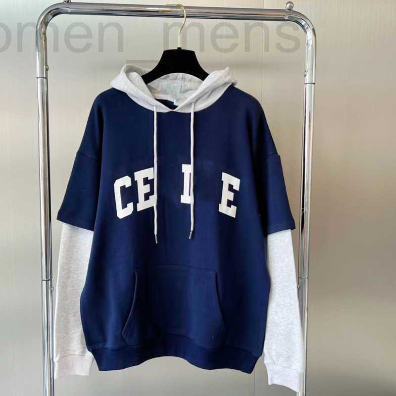 

Women' Hoodies & Sweatshirts designer Swtshirts Autumn and winter color ocking ing men women alike fresh loose Hooded Hoodie age reducing LPRF, Navy color matching