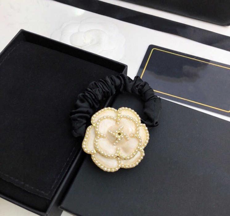 

2021 Fashion Jewelry For Women Black Ribbon Design Camellia Flower Beautiful Girls Hair Wear Jewelry Hair Luxury Top Jewelry5402405