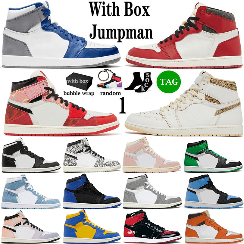 

with Box Jumpman 1 1s Mens Basketball Shoes Reverse Laney Skyline True Blue Unc Toe Next Chapter Lost Found Starfish Bred Patent Fearless Designer Sneakers Trainer, 31