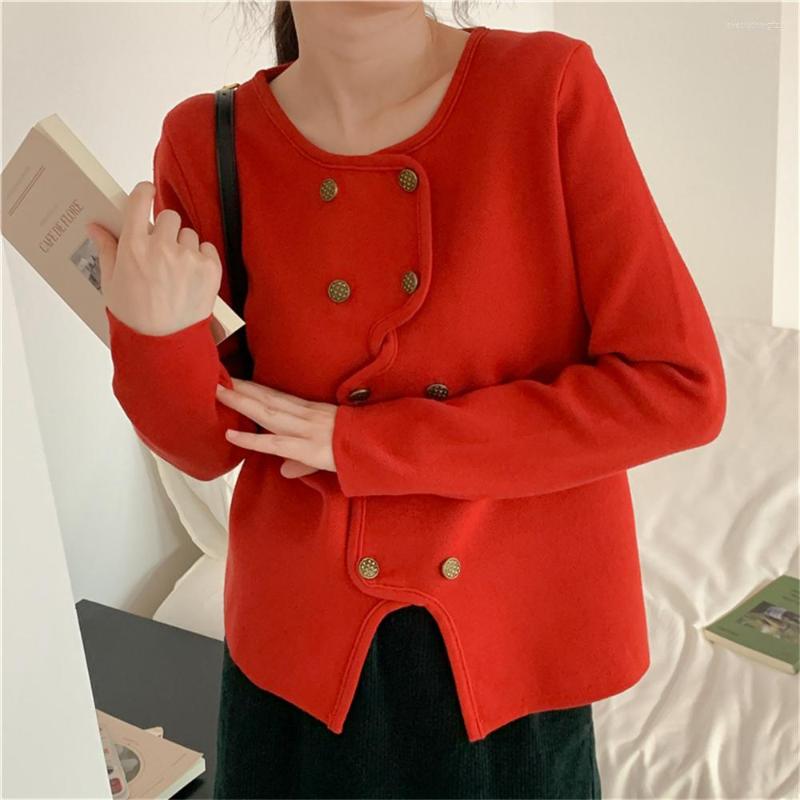 

Women's Knits Alien Kitty Women Sweaters Coats 2023 Gentle Soft Chic Slim Irregular Spring Office Lady Cardigans Knitted Full Sleeves, Green