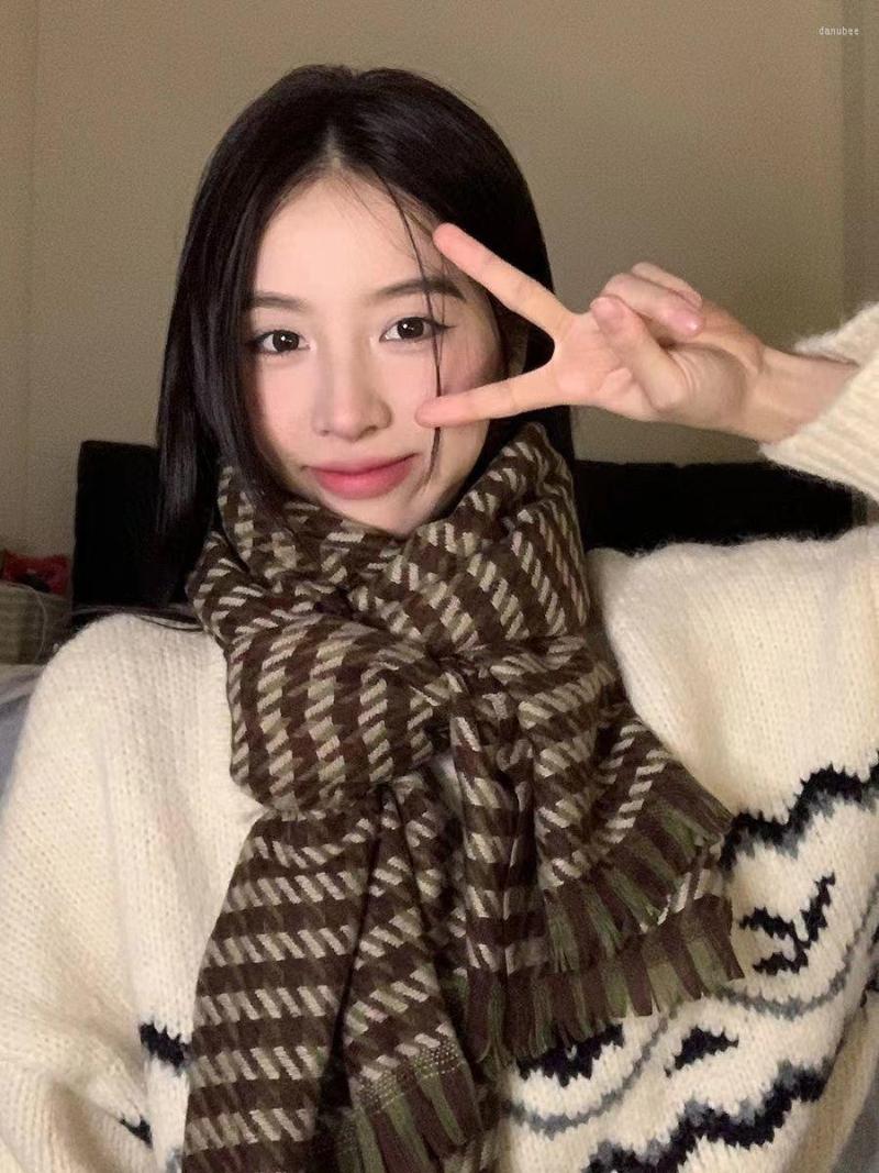 

Scarves Thousand Bird Shaped Scarf For Women Korean Version Retro Lazy With Sweet Girl Net Red