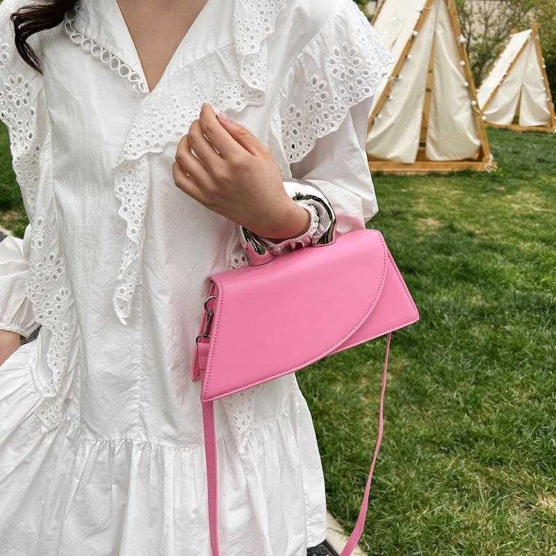 

High End Light Silver Handbags Womens Bag Korean Style Dinner Commuter Shoulder Messenger, Black