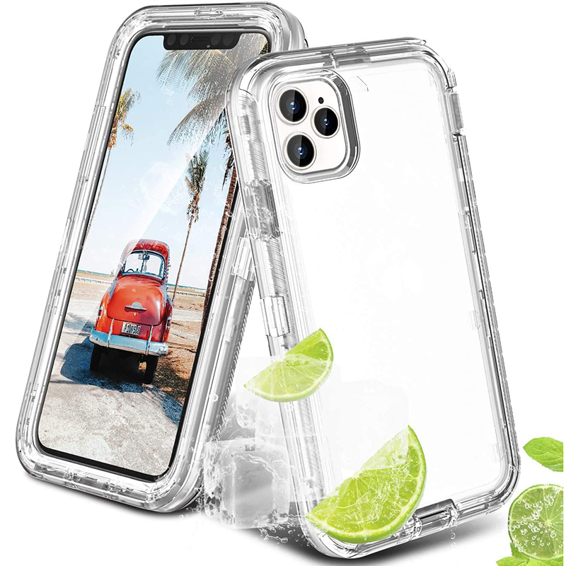 

Clear Heavy Duty 3 in 1 Phone Cases For Iphone 15 14 13 12 11 Pro Max XsMax Xr Xs X 7 8 Plus Shockproof Full Protection Transparent Cellphone Case Cover, Mixed colors(leave message to us)