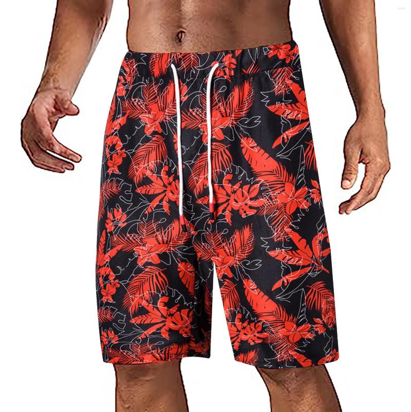 

Men's Shorts Mens Casual Printed Pocket Beach Work Sport Trouser Pants, Blue