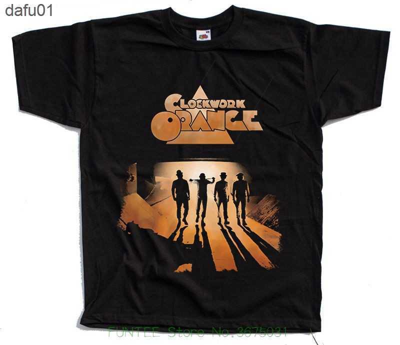 

Men's T-Shirts Print T Shirt Men Brand Clothing A Clockwork Orange V1 1971 T Shirt Black Orange Natural All Sizes S To 5Xl L230520 L230520, 0099922-gray