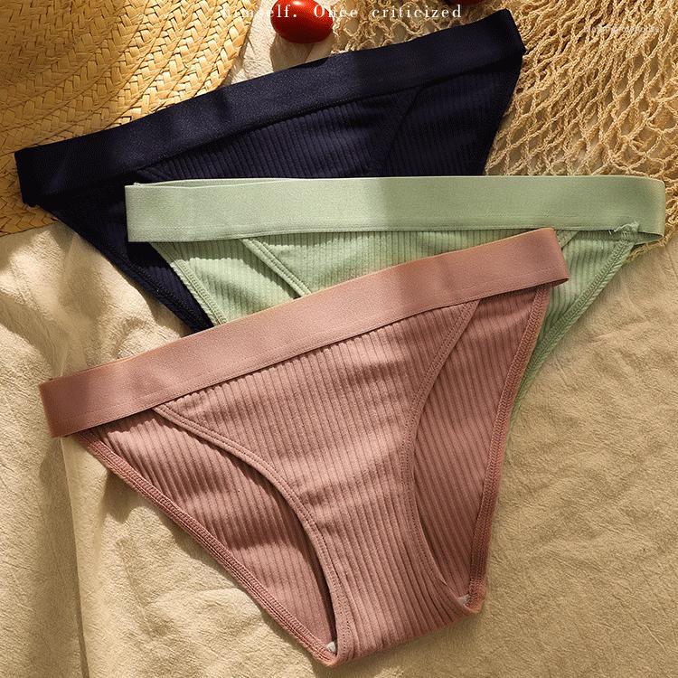 

Women's Panties 1/2/3pcs Woman Underwear Briefs Sexy Lingerie Cotton Pantys Female Underpant Teen Girls Low Waist Kawaii Plus Size, Apricot