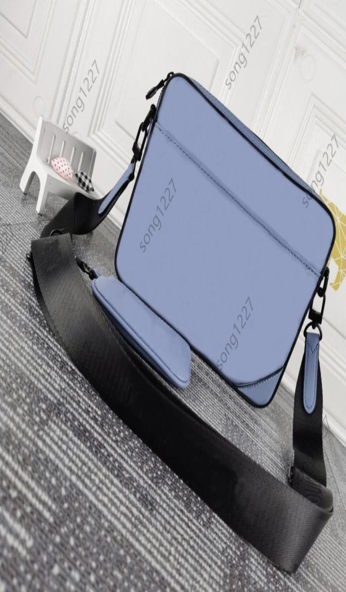 

Luxurys Designers Bag 2021Messenger Bags All leather embossed men039s two piece satche l cross style Satchel Soft cowhide pro3258128, Beige