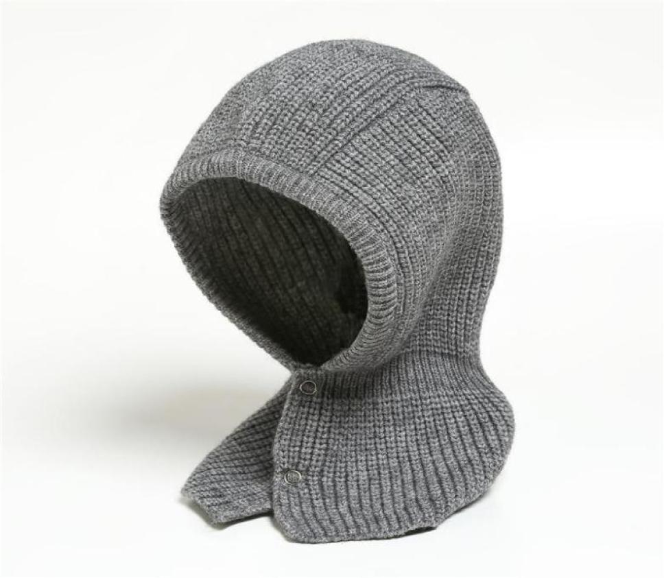 

Scarves Knitted Ring Neck Scarf Women Winter Warm Cap Solid Snood Outdoor Unisex Men Magic Hat Collar Bufanda 20218770331