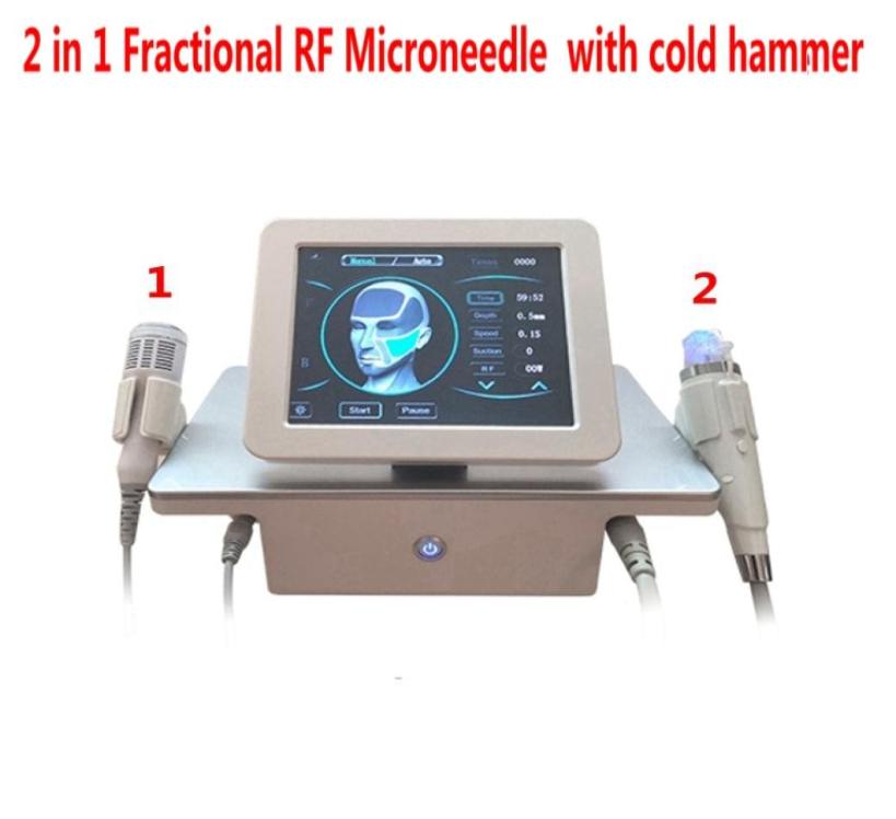 

2 in 1 Portable Fractional Microneedle RF Machine 10pin 25pin 64pin Nano Cartridges Probe Face Skin Lifting Stretch Marks Removal 4882464