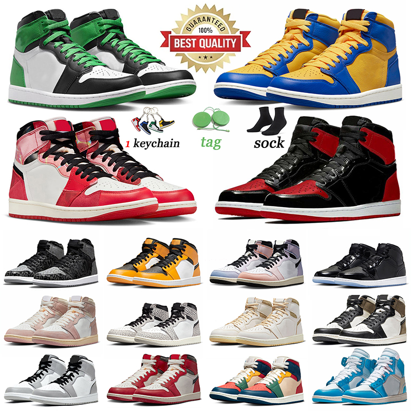 

New 1s Spider-verse Basketball Shoes Size 13 Jordens1 Sneakers Panda Next Chapter Bred Patent Reverse Mocha Off Olive Washed Pink White Chicago Jumpman 1 Men Women, 2 space jam
