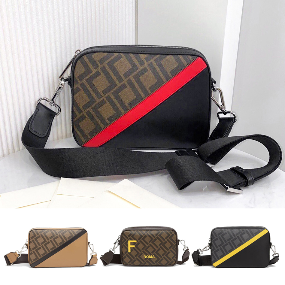 

Canvas Nylon messenger bag Luxury Designer fashion womens camera bag mens Tote Shoulder Cross Body duffle handbag baguette toiletry classic Clutch travel hand bags, Slash-black