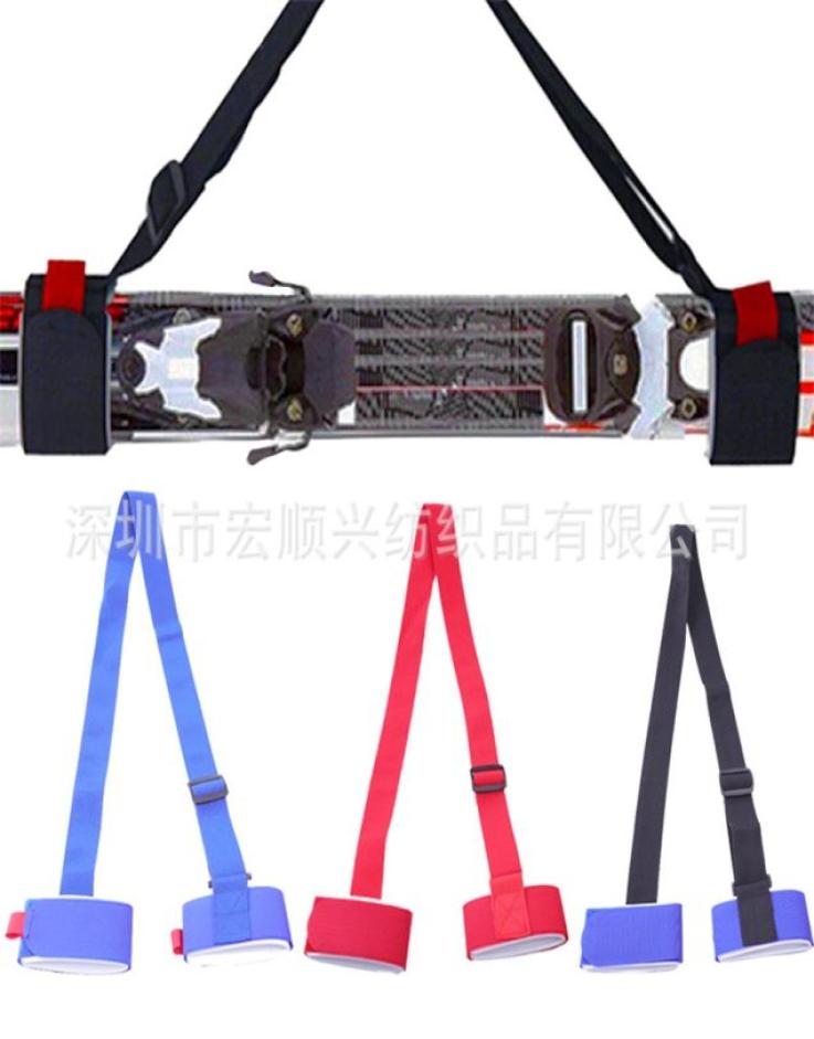 

Nylon Adjustable Skiing Pole Shoulder Hand Carrier Lash Handle Straps Hold Porter Hook Loop Protecting Ski Handle Strap Bags 612 X6858976, Peach