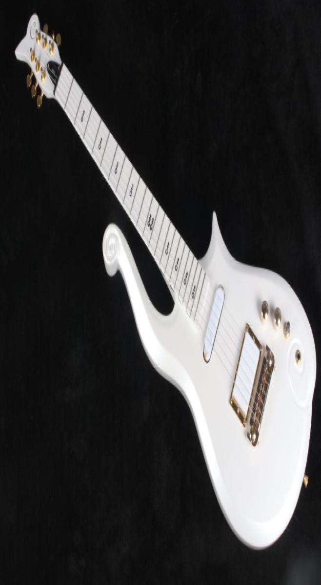 

Rare Diamond Series Prince Cloud Electric Guitar Alder Body Maple Neck Gold Hardware Purple Crocodile Leather Hardcase Drop Sh2750551