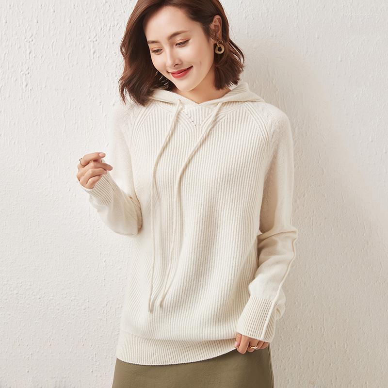 

Women' Sweaters Winter Women' Thick Casual Hooded Long Sleeve Wool Knitted Female Pullover Tops Jumpers Clothes Outwear Plus, Song that lan se