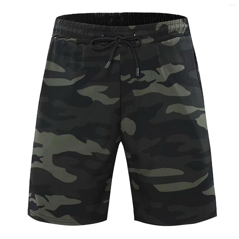 

Men' Shorts Summer Camouflage Sweatpants Mens Quick Drying Loose Casual Pants Europe And Running Fitness, Blue