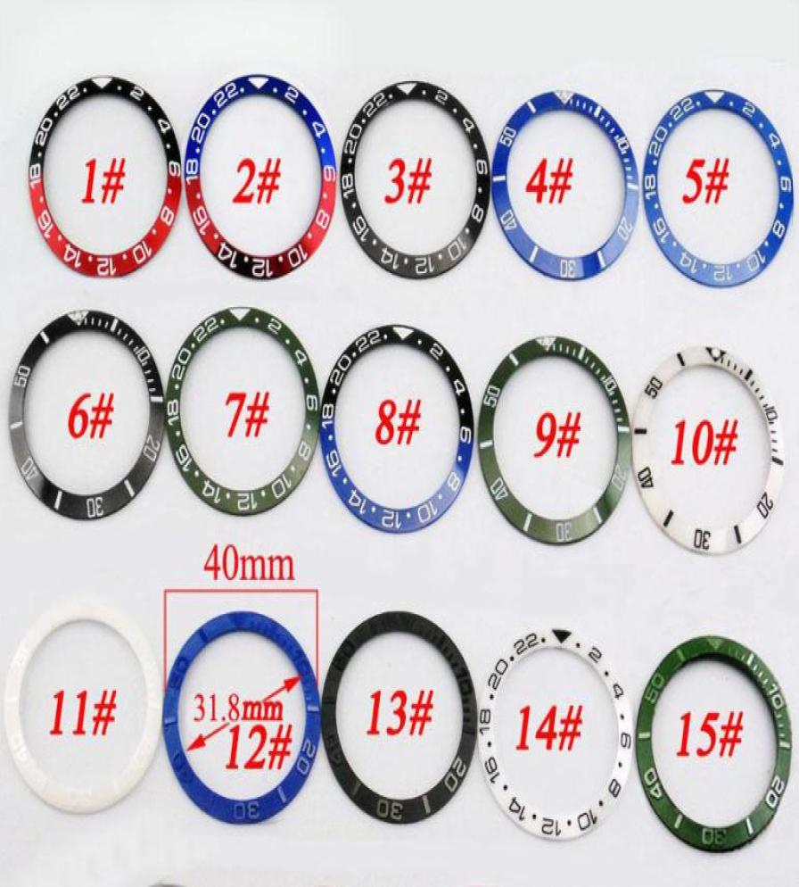 

P349 Red Black Blue Green CeramicTitanium Bezel Fit GMT Automatic Watch Support Retail And Whole9331317