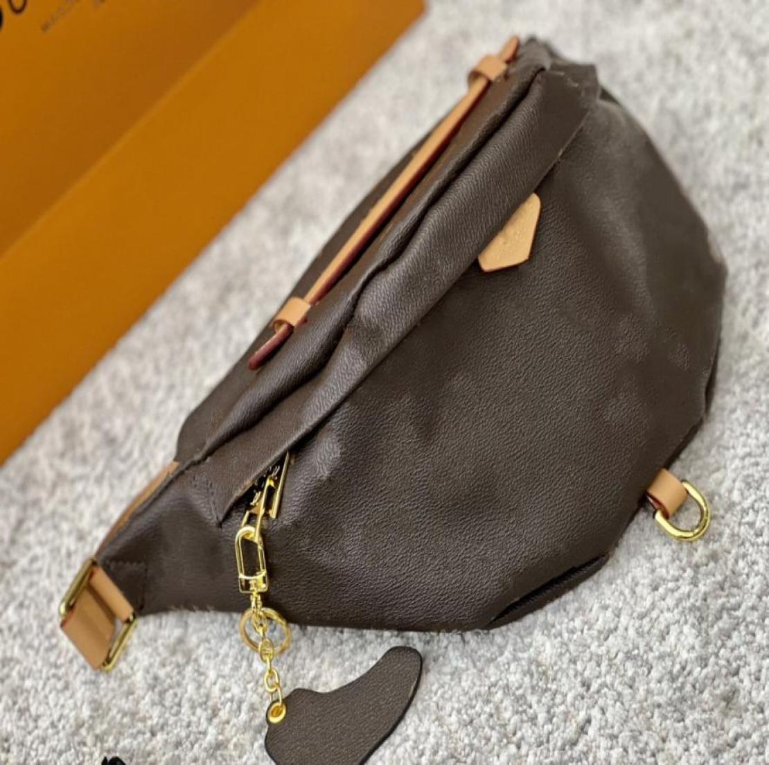 

Old Fanny Bags Pack Same for Both Men and Women Cross lu belt designer Bag Designer Envelope Wallets felicie pochette2531222, Brown