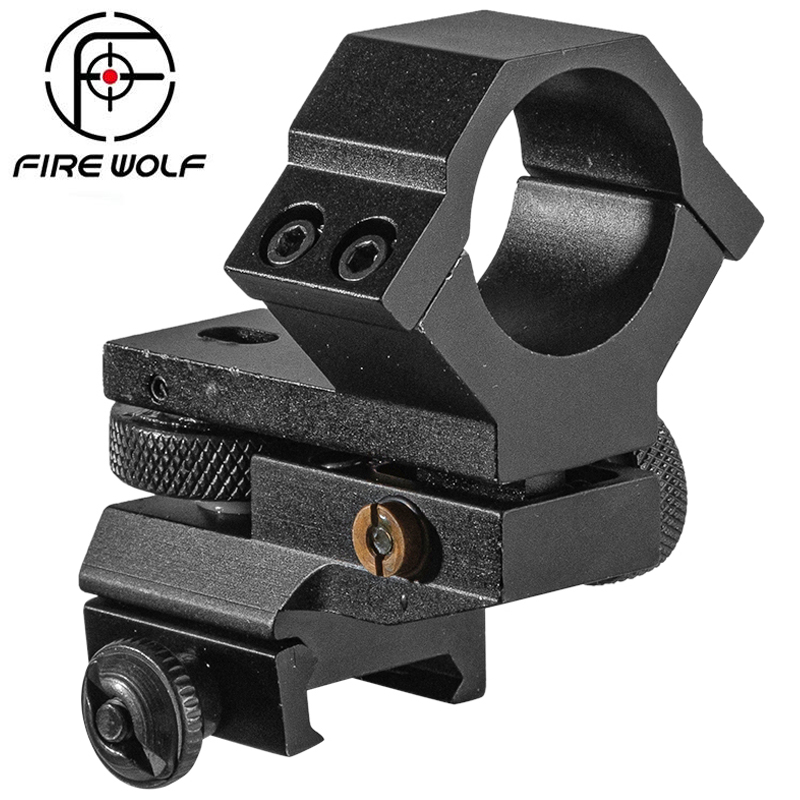 

25.4mm Ring Low Profile Double Nails Adjustable Windage Elevation Rifle Scope Mount Laser Sight Flashlight Clamps Hunting Holder