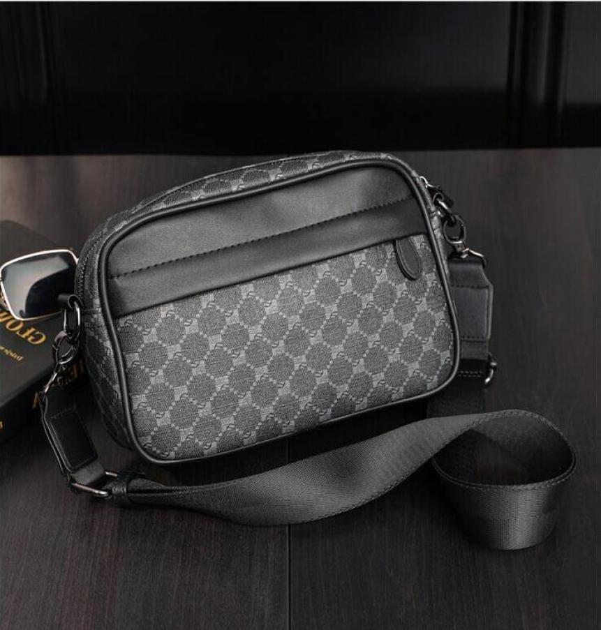 

Factory whole leather shoulder bags street trend printing small square bag outdoor fashion plaid leisure handbags personality 4425701, Red