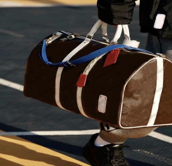 

M45587 M20558 KEEP BASKETBALL X 55 Bag Mens Luggage Tote Leather Monograms Night Starry Sky Women Canvas Large Capacity Vintage Lu1672871, Clear