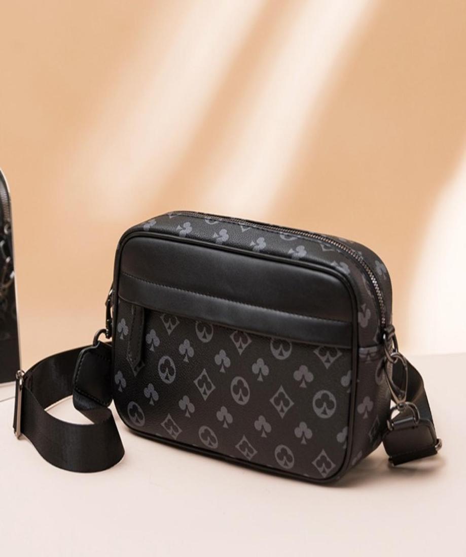 

Mens Messenger Bags Pu Leather Shoulder Crossbody Bag Designers Men Snake tiger Handbag Male handbags Briefcase For Women Letter P8130583, Beige