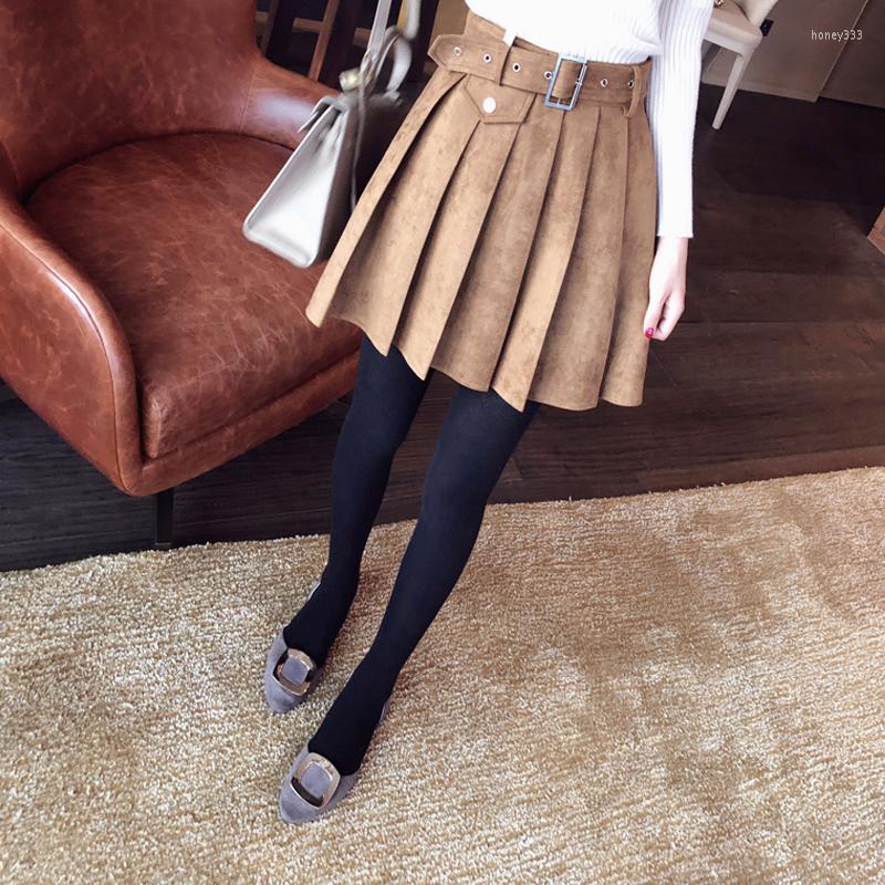 

Skirts Mishow Skirt Female Spring Autumn 2023 Solid Office Lady High Waist Casual Mini A Line Pleated Women MX17C1541, See chart
