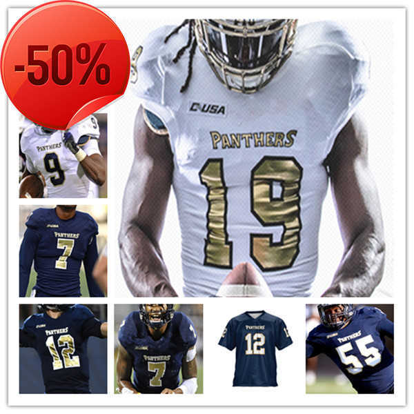 

Custom Florida International FIU College Football Bryce Singleton Rivaldo Fairweather Max Bortenschlager D'vonte Price Tyrese Chambers Lexington Joseph Hall, Men navy