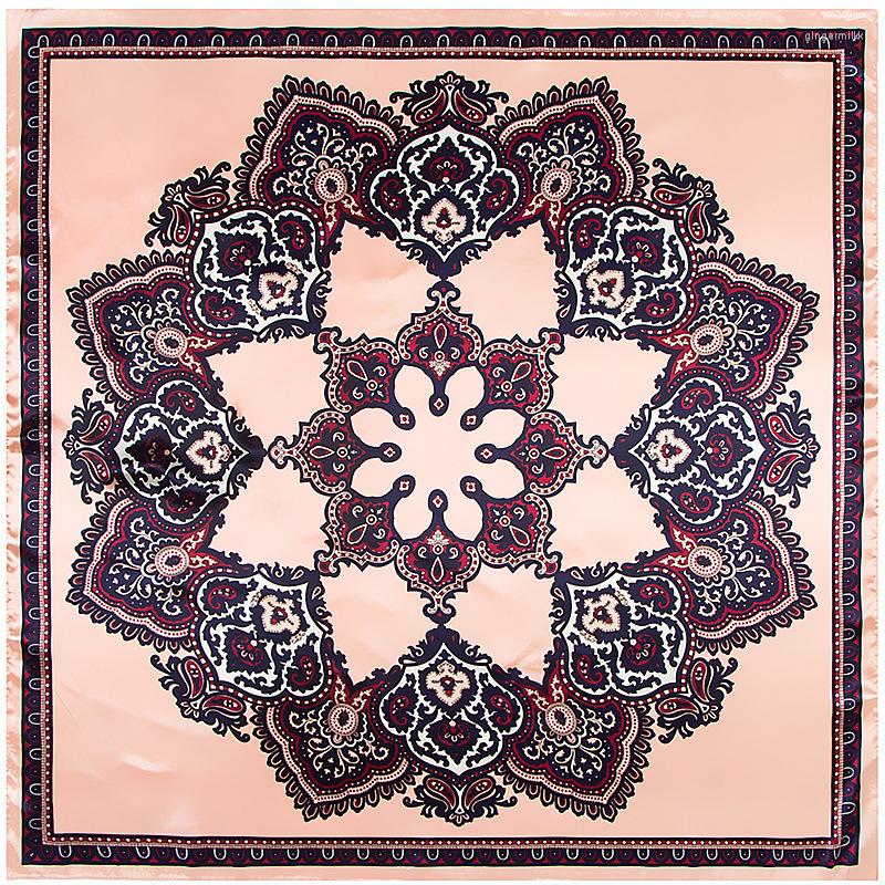 

Scarves 2023 29colors 90cm Luxury Women Twill Silk Scarf Striped Pattern Neckerchief Print Fashion Small Square