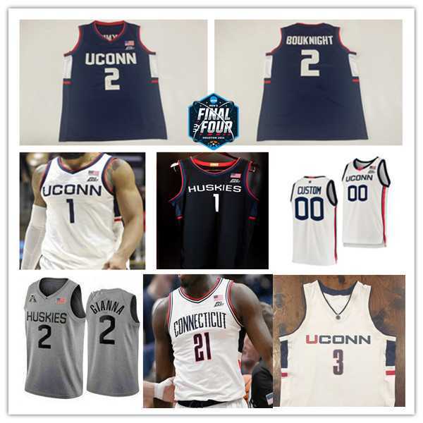 

2023 Final Four Connecticut UConn Huskies College Basketball Jersey Adama Sanogo Hawkins Tristen Newton Alex Karaban Donovan Clingan Andre Jackson Jr Calcaterra, Man navy