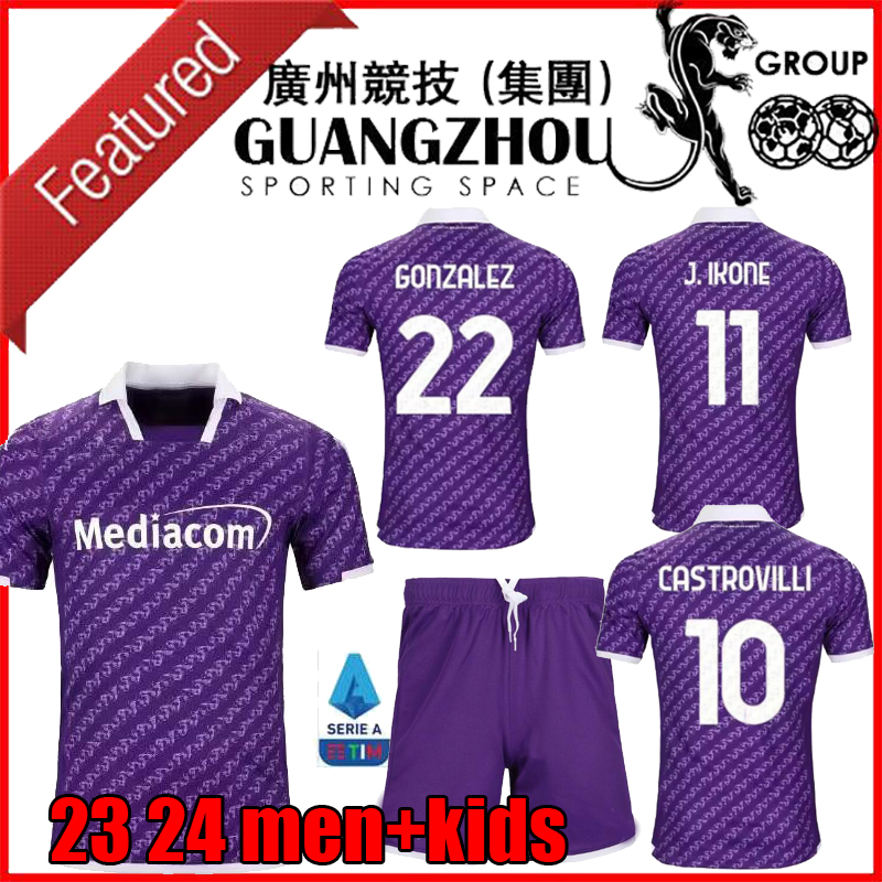 

2023 2024 FIORENTINA soccer jerseys JOVIC CASTROVILLI J IKONE CALLEJON PRINCE GONZALEZ 23 24 Fiorentina Football Shirts VLAHOVIC maillot de foot, 23 24 home