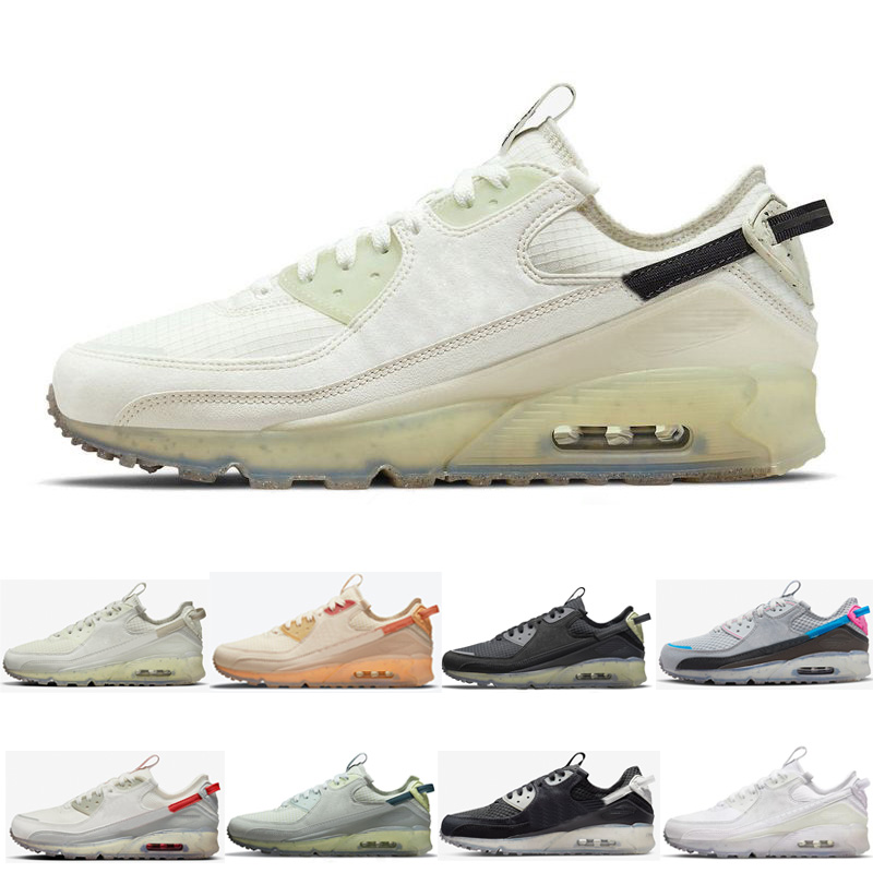 

90 Terrascape Running Shoes Sail Sea Glass Black Lime Ice Grey Haze Dark Teal Green Seafoam Pomegranate Obsidian Light Bone Mens Trainers Runners Sports Sneakers, 09