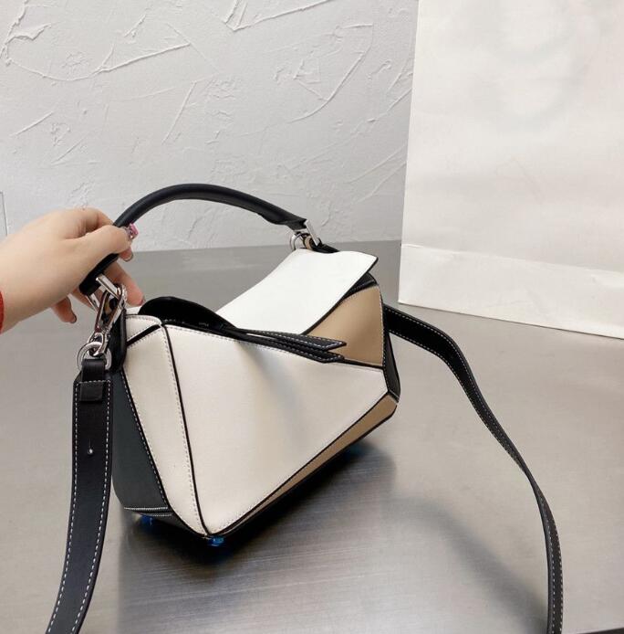 

Luxury Tote bag Designer Cross Body Women Handbag Puzzle Geometric Shoulder Bags Designers CrossBody bag Fashion Contrast Color Patchwork Purses Letters, 14#