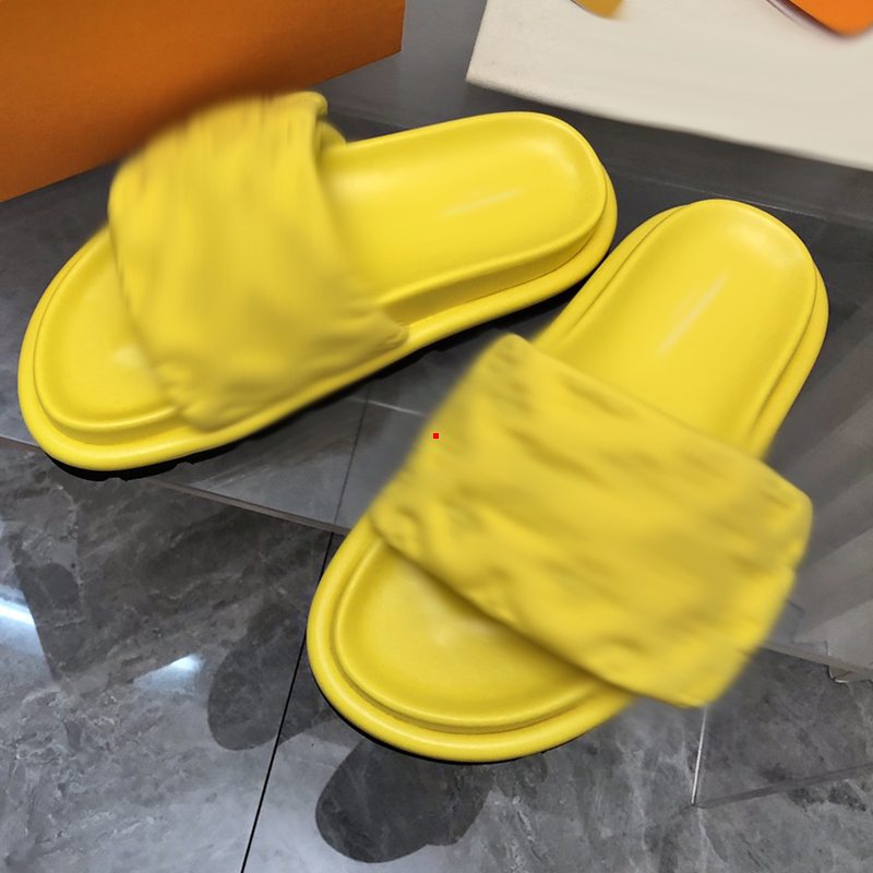 

2023 Fashion Women Slippers Sandal Classic Black Flat Home Slipper Bathroom Leather Sandals Shoes Woman Flip Flops Luxury Pantoufles Sandales Summer Slides -195, Picture color