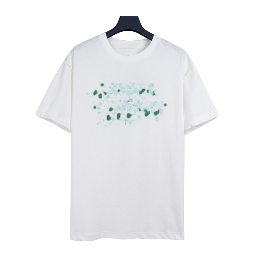 

Men's T-Shirt 2023 Fashionable Men's T-Shirts Lvity cotton anti-wrinkle printed alphabet couple Viutonity casual wear student short sleeve 026-05
