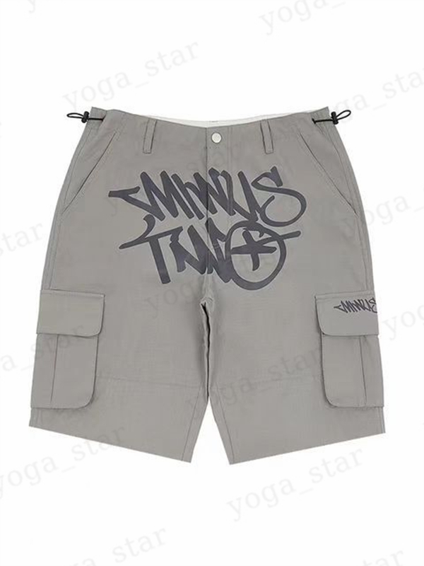 

Minus Two Men's Shorts Y2k Cargos Summer Men Streetwear Casual Wide Leg Cargo Pants Hip Hop Track Clothes High Street Fashion Zuol