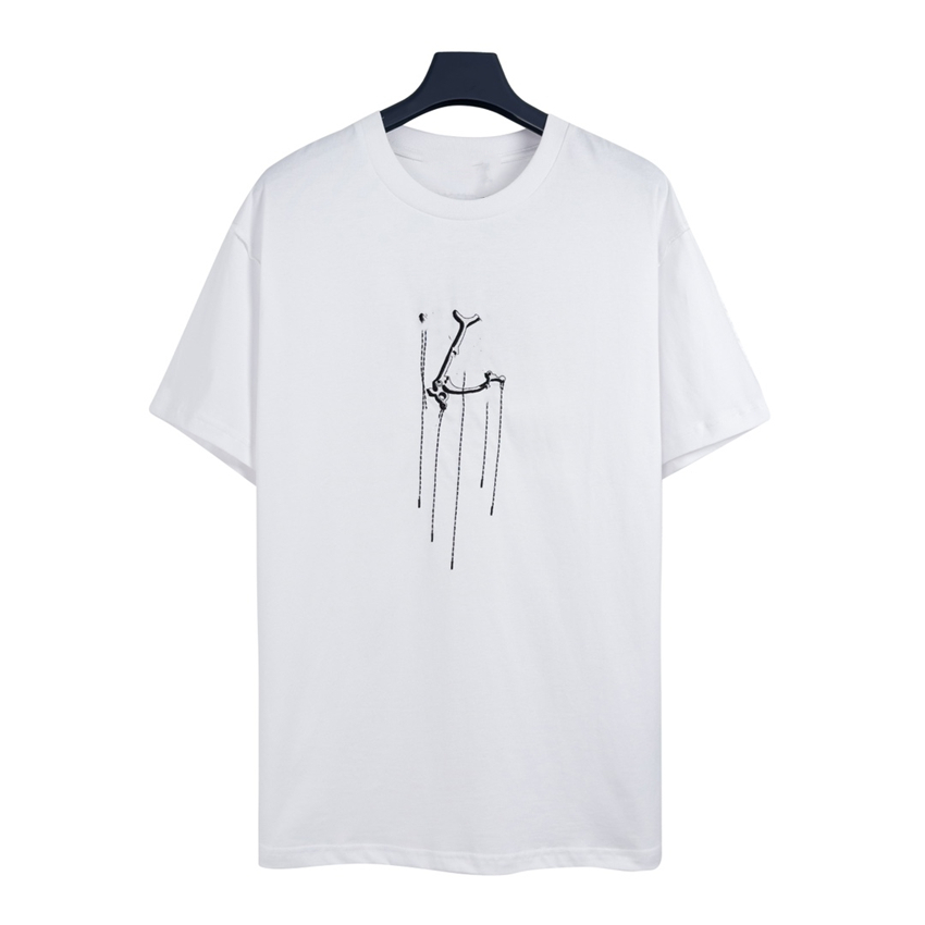 

Men's T-Shirt 2023 Fashionable Men's T-Shirts Lvity cotton anti-wrinkle printed alphabet couple Viutonity casual wear student short sleeve 026-02, 15