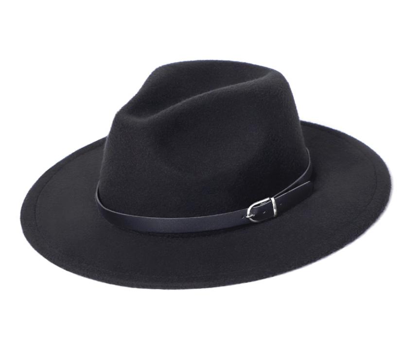 

Fedora Hat Men Women Imitation Woolen Winter Women Felt Hats Men Fashion Black Top Jazz Hat Fedoras Chapeau Sombrero Mujer6370708, Multi