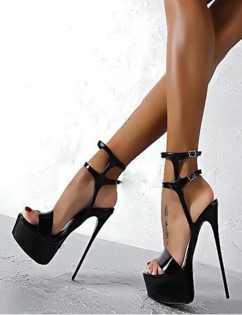 

bohemian shoes summer sandals sexy pumps 16cm high heel shoes women heels party Shoes strappy sandals big size women shoe6879707, Red