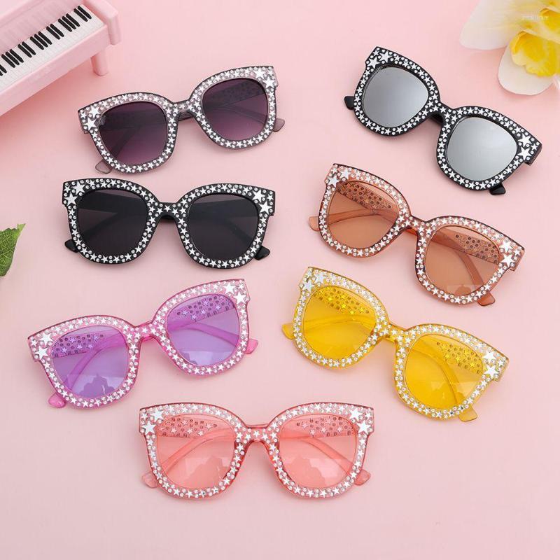 

Sunglasses Retro Sparkling Diamond Crystal Square Female Shades Women Oversized
