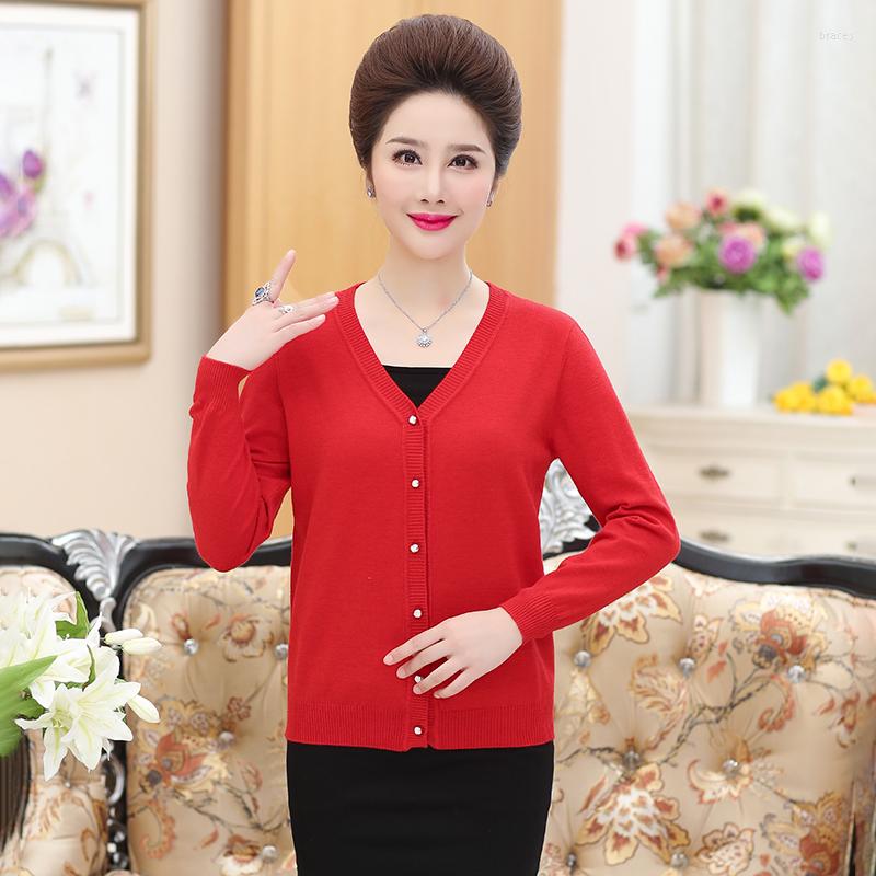 

Women's Knits Women Sweater Cardigan Spring Autumn Casual Simple Solid Color Knitwear Female Single Breasted Knit Coat, Green