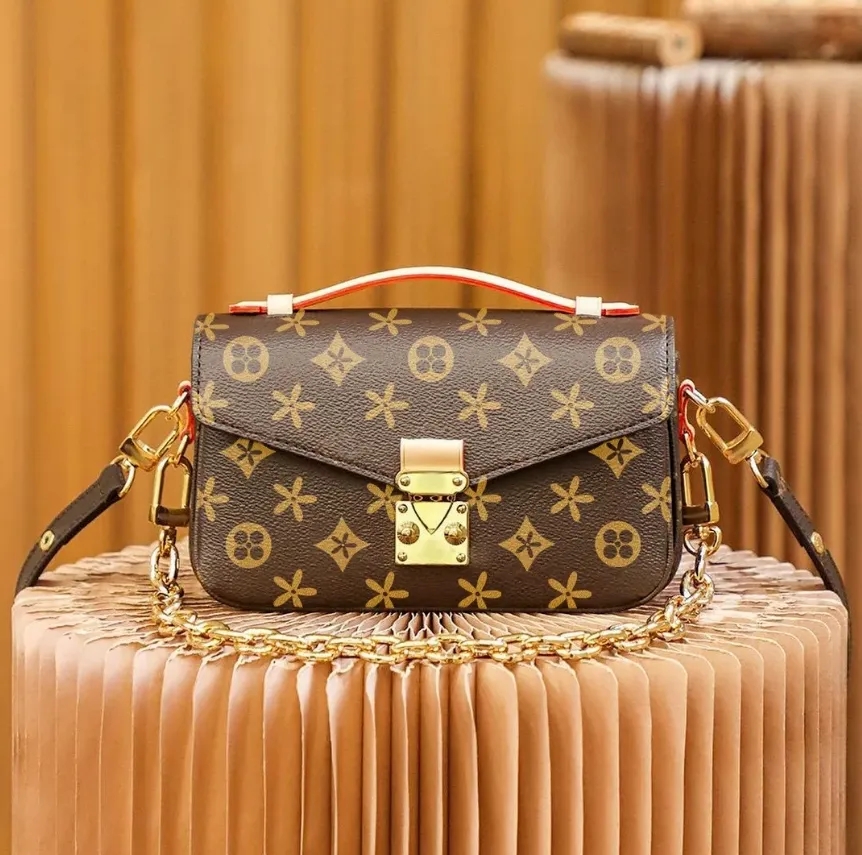 

Top handle clutch messenger bags Womens man Designer purse Louiseitys Handbag viutonity vuttonity tote handbag crossbody Genuine leather Embossed shoulder Bag, Brown flower