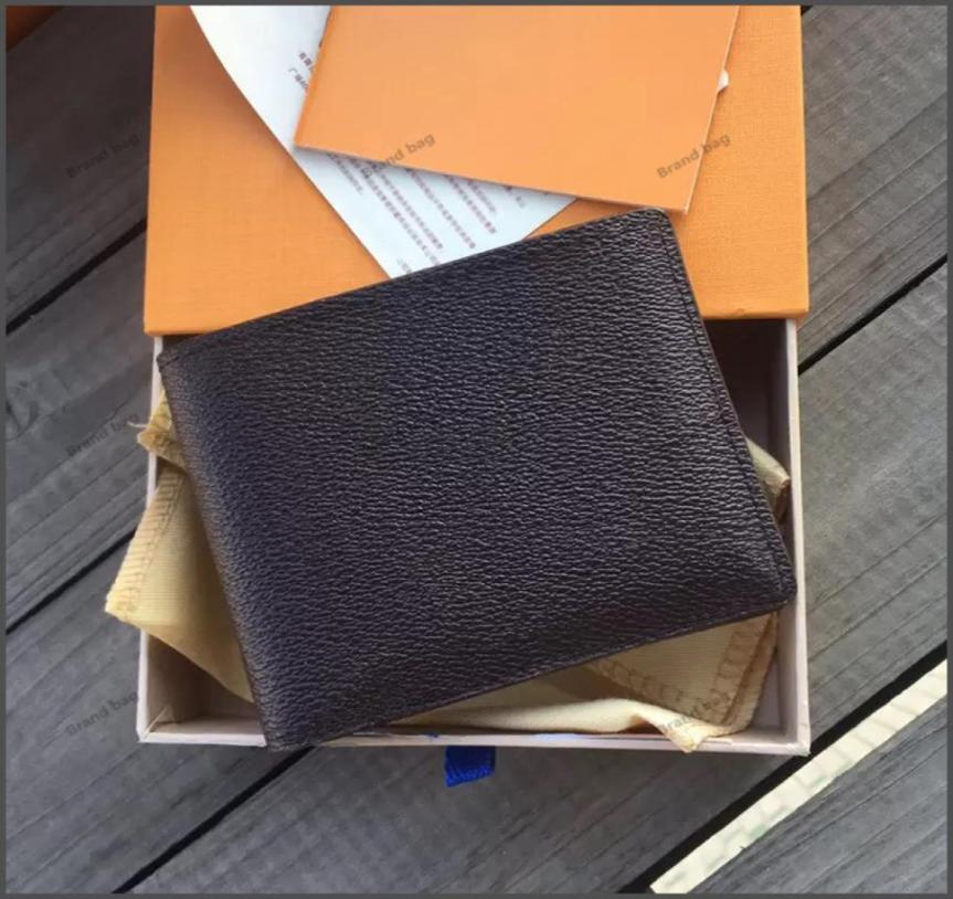 

Fashion Wallet Men Designer Purses High Quality Billfold Leather Plaid Style Designers Mens Women Purse Luxury Wallets Handbag wit9897391, Red